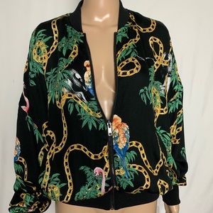 NWT UO & Pomme Chan Reversible Bomber Jacket